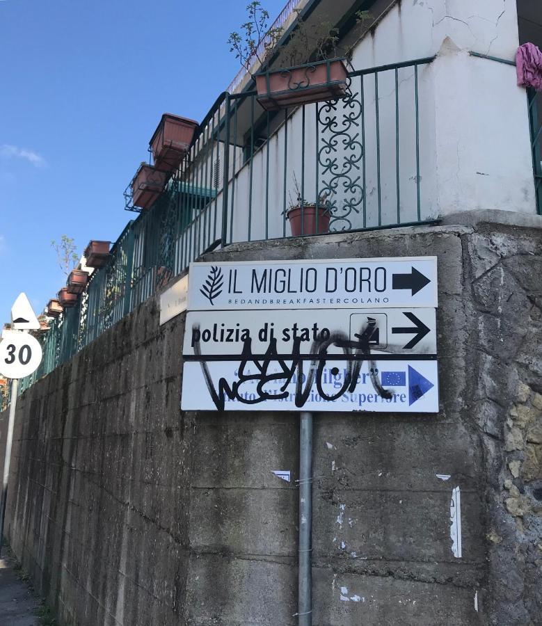 B&B Il Miglio D'Oro Ercolano Bagian luar foto